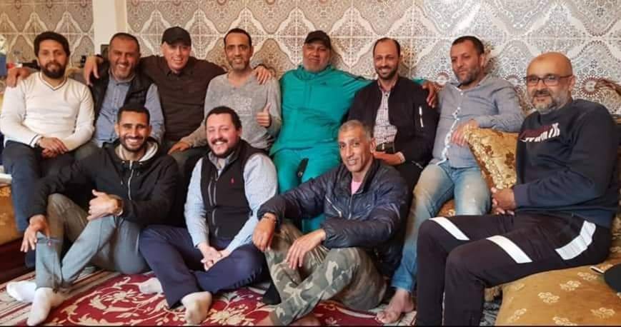 الرابطة المغربية للصحافيين في زيارة خاصة للاعب الوداد تفاح